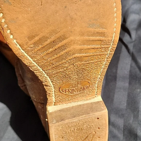 Redwing Mens Work/Cowboy Boots visible Slits Check Pinterest 4 Ideas 2 Repurpose - Picture 5 of 7